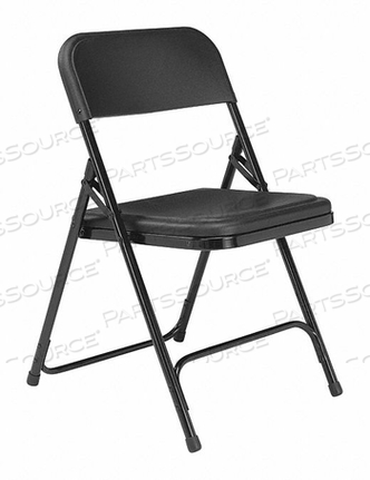 FOLDING CHAIR PLASTIC BLACK PK4 by National Public Seating FOLDING CHAIR PLASTIC BLACK PK4 by National Public Seating