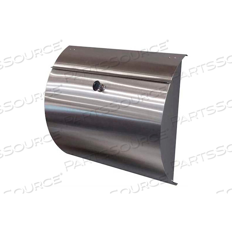SPIRA STAINLESS STEEL WALL MOUNT MAILBOX - 14-3/4"W X 4"D X 13"H, STAINLESS by 603 Products LLC SPIRA STAINLESS STEEL WALL MOUNT MAILBOX - 14-3/4"W X 4"D X 13"H, STAINLESS by 603 Products LLC