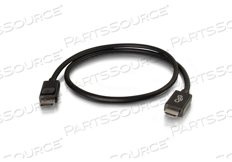 ADAPTER CABLE, BLACK, DISPLAYPORT MALE, HDMI MALE, 30 V, 0 TO 50 DEG C, MEETS CE, 3 FT by Legrand AV (C2G) ADAPTER CABLE, BLACK, DISPLAYPORT MALE, HDMI MALE, 30 V, 0 TO 50 DEG C, MEETS CE, 3 FT by Legrand AV (C2G)