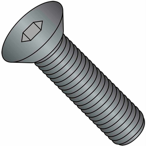 FLAT SOCKET CAP SCREW - 10-24 X 1/2" - STEEL ALLOY - THERMAL BLACK OXIDE - FT - UNC - 100 PK by Brighton Best