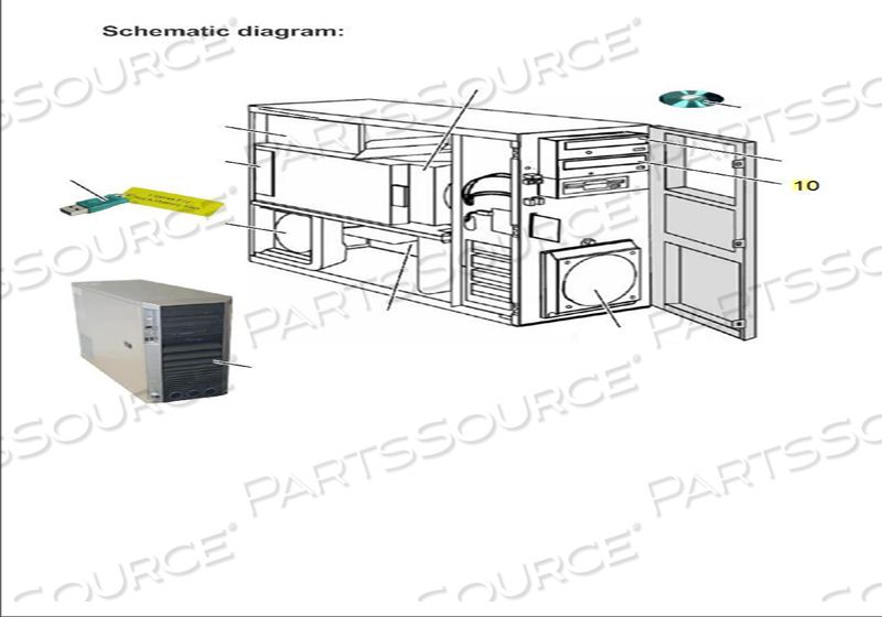 DVD-ROM SATA DRIVE by Siemens Medical Solutions