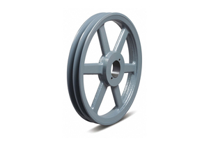 STANDARD V-BELT PULLEY, BUSHED BORE, 2 GROOVE, 9.75 IN OD, H/QT FOR BUSHING SIZE by TB Wood's
