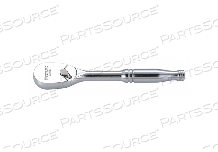 HAND RATCHET, STANDARD, PEAR, REVERSING YES, ALLOY STEEL, MINIMUM ARC SWING 4.3 DEGREES , OVERALL LENGTH 5 IN, DRIVE SIZE 1/4 IN, QUICK RELE by Westward HAND RATCHET, STANDARD, PEAR, REVERSING YES, ALLOY STEEL, MINIMUM ARC SWING 4.3 DEGREES , OVERALL LENGTH 5 IN, DRIVE SIZE 1/4 IN, QUICK RELE by Westward