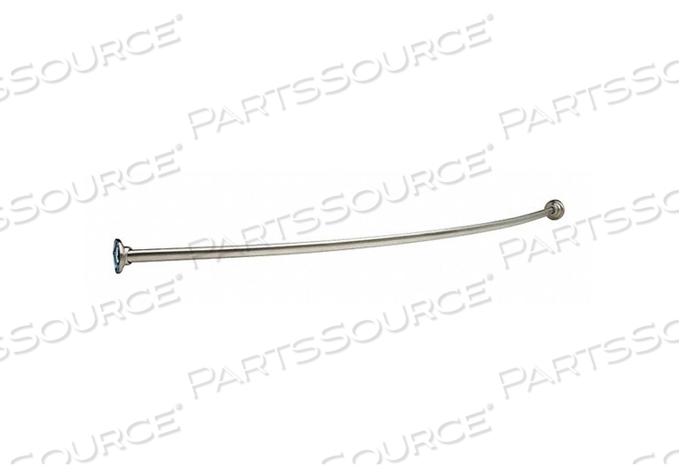 CURVED SHOWER ROD SS 60IN 6IN PROJ. by Franklin Brass CURVED SHOWER ROD SS 60IN 6IN PROJ. by Franklin Brass