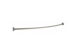 CURVED SHOWER ROD SS 60IN 6IN PROJ. by Franklin Brass