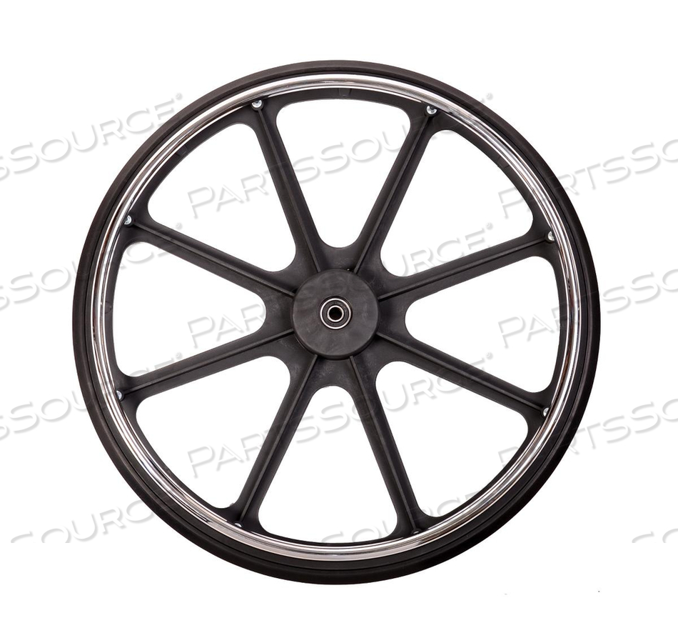 24 IN REAR WHEEL ASSEMBLY FOR EXCEL EXTRA-WIDE WHEELCHAIR by Medline Industries, Inc. 24 IN REAR WHEEL ASSEMBLY FOR EXCEL EXTRA-WIDE WHEELCHAIR by Medline Industries, Inc.