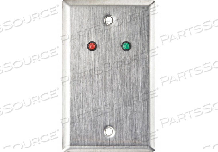 WALL PLATE SINGLE GANG STAINLESS STEEL by Alarm Controls WALL PLATE SINGLE GANG STAINLESS STEEL by Alarm Controls