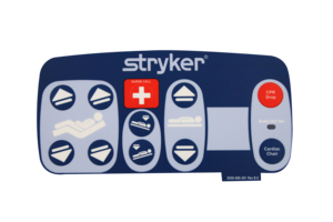 LEFT STANDARD NURSE CONTROL LABEL 91 IN by Stryker Medical