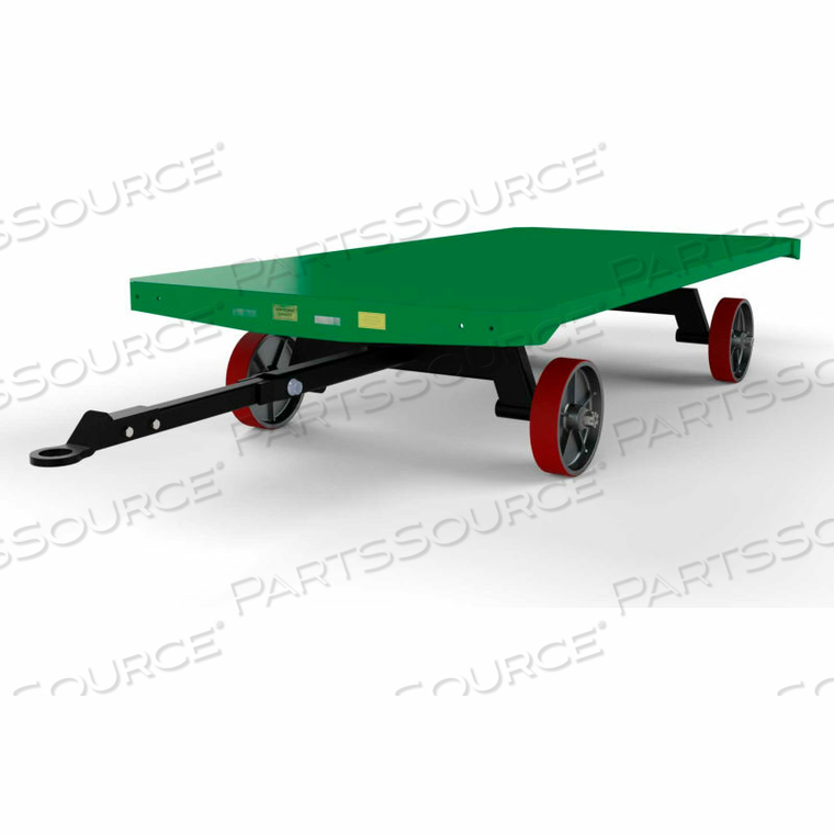 PRE-CONFIGURED TRAILER - 96 X 48 - POLY WHEELS - RING & PINTLE 