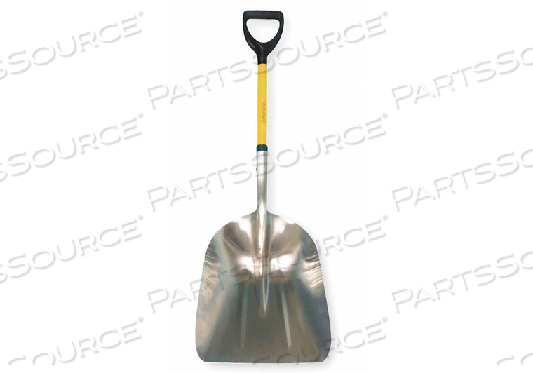 40" OAL NON-SPARKING SHOVEL SCOOP W/ FIBERGLASS HANDLE & D-GRIP by Ampco Safety Tools 40" OAL NON-SPARKING SHOVEL SCOOP W/ FIBERGLASS HANDLE & D-GRIP by Ampco Safety Tools
