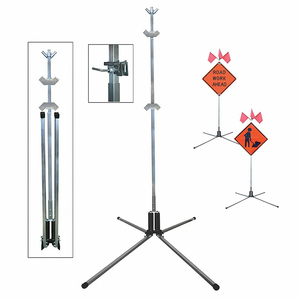 SIGN STAND RIGID AND ROLL-UP 75 IN. by Dicke