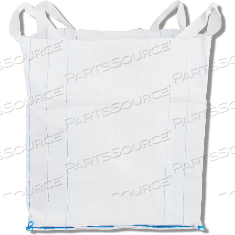 COMMERCIAL FIBC BULK BAGS - OPEN TOP, FLAT BOTTOM 2205 LBS PP, 35 X 35 X 38 - PACK OF 1 by ShopTough COMMERCIAL FIBC BULK BAGS - OPEN TOP, FLAT BOTTOM 2205 LBS PP, 35 X 35 X 38 - PACK OF 1 by ShopTough