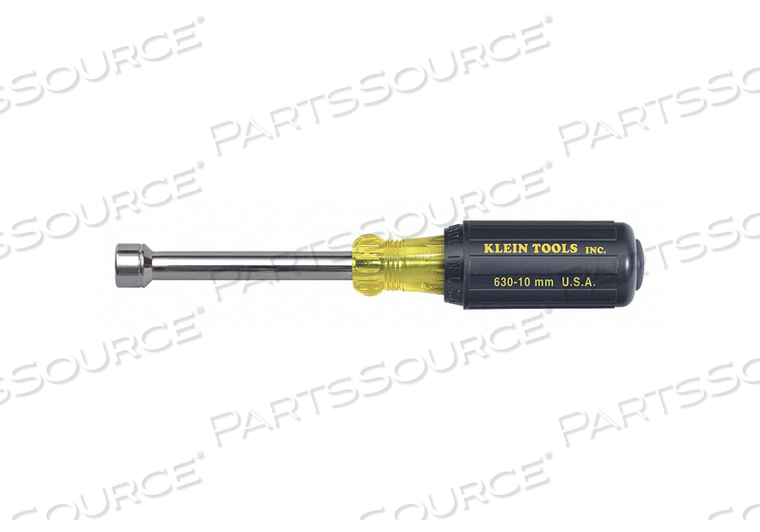 10MM CUSHION-GRIP NUT DRIVER WITH 3 IN SHAFT by Klein Tools