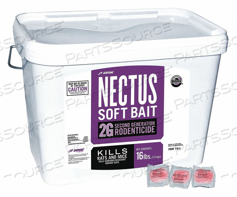 RODENTICIDE CHUNKS BROMADIOLONE 19.3 LB. by JT Eaton