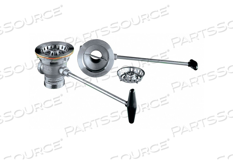 ROTARY HANDLE WASTE DRAIN SS 12 L 18 GA. by Encore