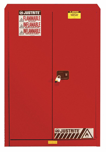 E4579 PAINTS AND INKS CABINET 45 GAL. RED by Justrite