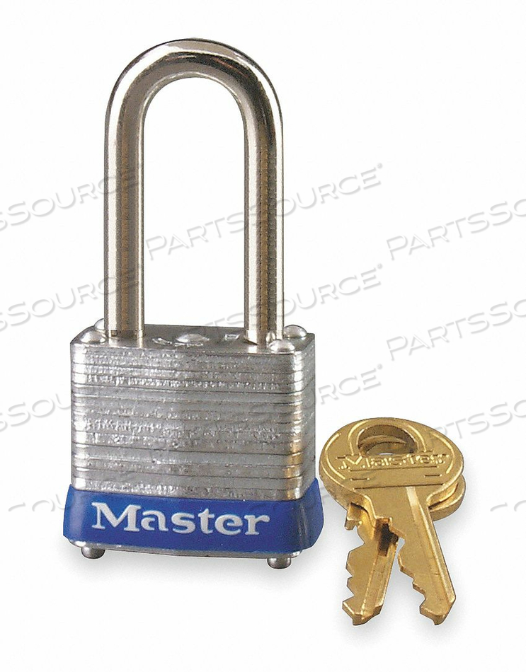 Rectangular Master Lock 7LF Master Lock KEYED PADLOCK 1/2 IN RECTANGLE SILVER For Sale