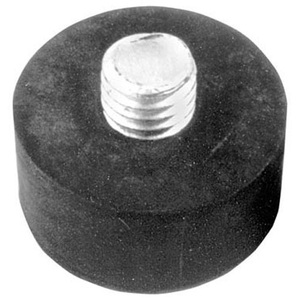 THREADED RUBBER FOOT 5/8H 1/2-13 by Globe