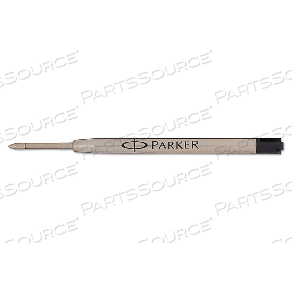 REFILL FOR PARKER BALLPOINT PENS, FINE CONICAL TIP, BLACK INK by Parker