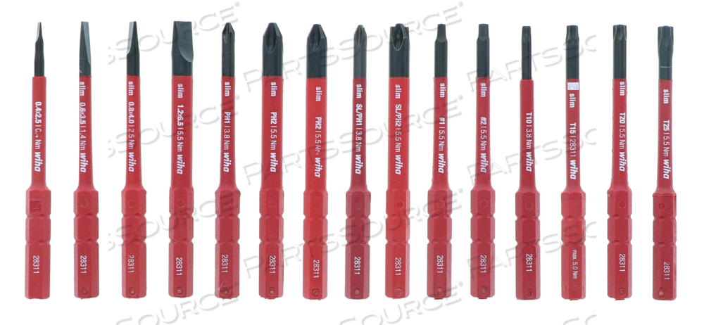 20 PIECE INSULATED TORQUECONTROL AND SLIMLINE BLADE SET by Wiha Tools