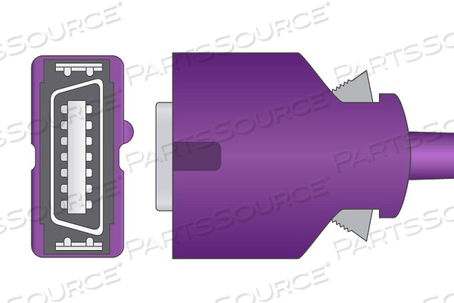 REUSABLE DIRECT CONNECT SPO2 SENSOR, NELLCOR OXIMAX, ADULT CLIP, 10 FT 