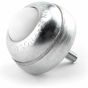 1" NYLON BALL 1/4" STUD IN CARBON STEEL HOUSING HARDENED & PLATED by Hudson Bearings LLC