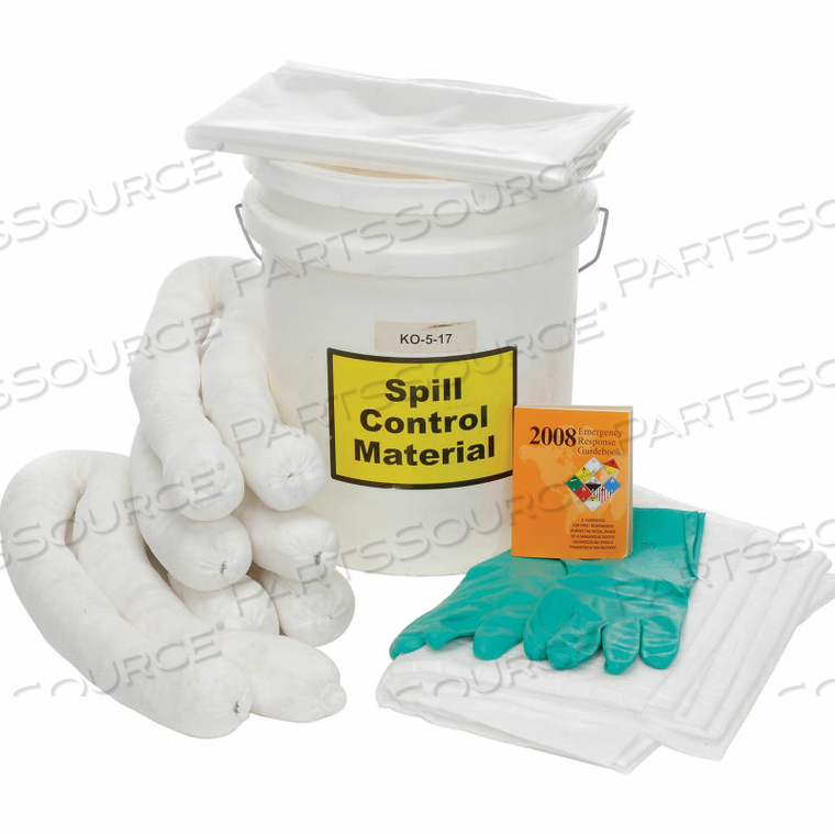 SPILL RESPONSE KIT PETROLEUM KIT, 5-GALLON by Evolution Sorbent Product