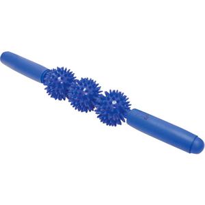 POINT RELIEF MASSAGE BAR, 6 X 42 CM (2.4" X 16.5"), 3 BALLS, BLUE, 1 EACH by Fabrication Enterprises