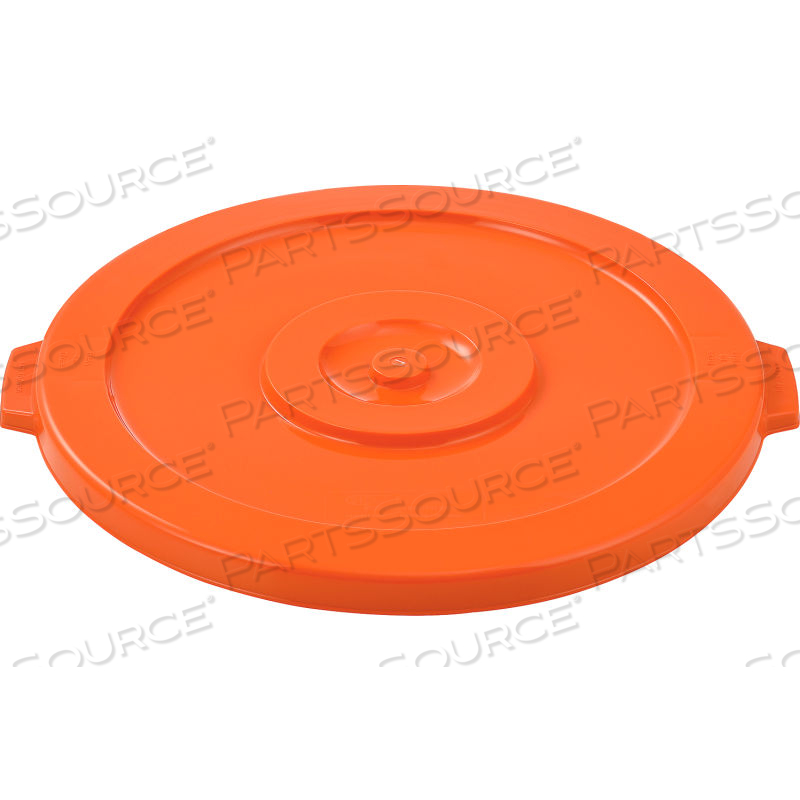 PLASTIC TRASH CAN LID - 32 GALLON BRIGHT ORANGE by Approved Vendor PLASTIC TRASH CAN LID - 32 GALLON BRIGHT ORANGE by Approved Vendor