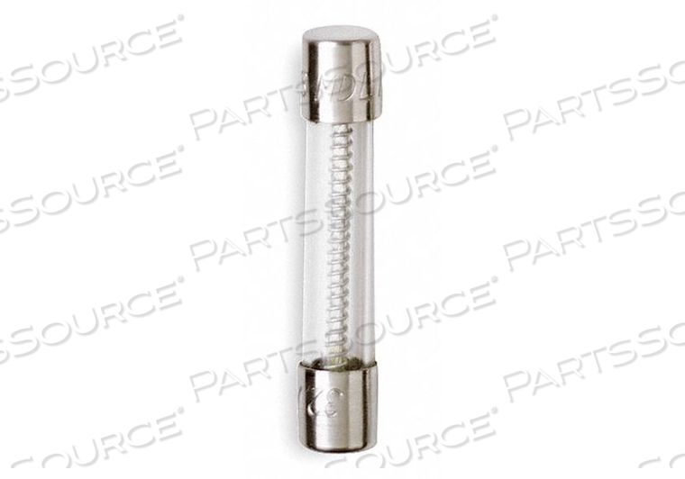 GLASS FUSE, 6A, 250V AC, MDQ SERIES by Cooper Bussmann