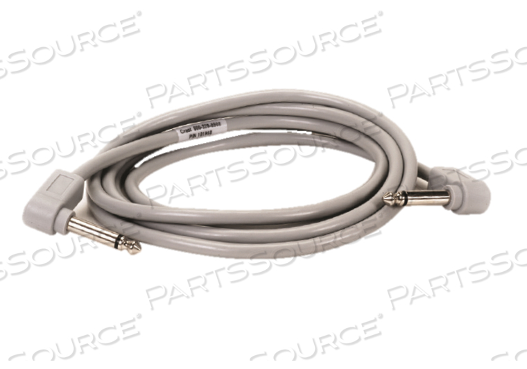 CABLE, ADAPTER, GRAY, ABS PLASTIC, 10FT LENGTH, LATEX-FREE, 1/4IN END CONNECTION SIZE, 2-CONDUCTOR PLUG END CONNECTION TYPE, REUSABLE by Crest Healthcare