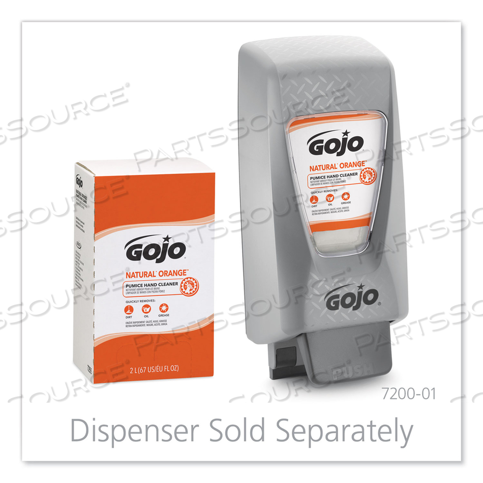 NATURAL ORANGE PUMICE HAND CLEANER REFILL, CITRUS SCENT, 2,000ML by Gojo