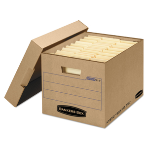 FILING BOX, LETTER/LEGAL FILES, 13" X 16.25" X 12", KRAFT, 25/CARTON by Bankers Box