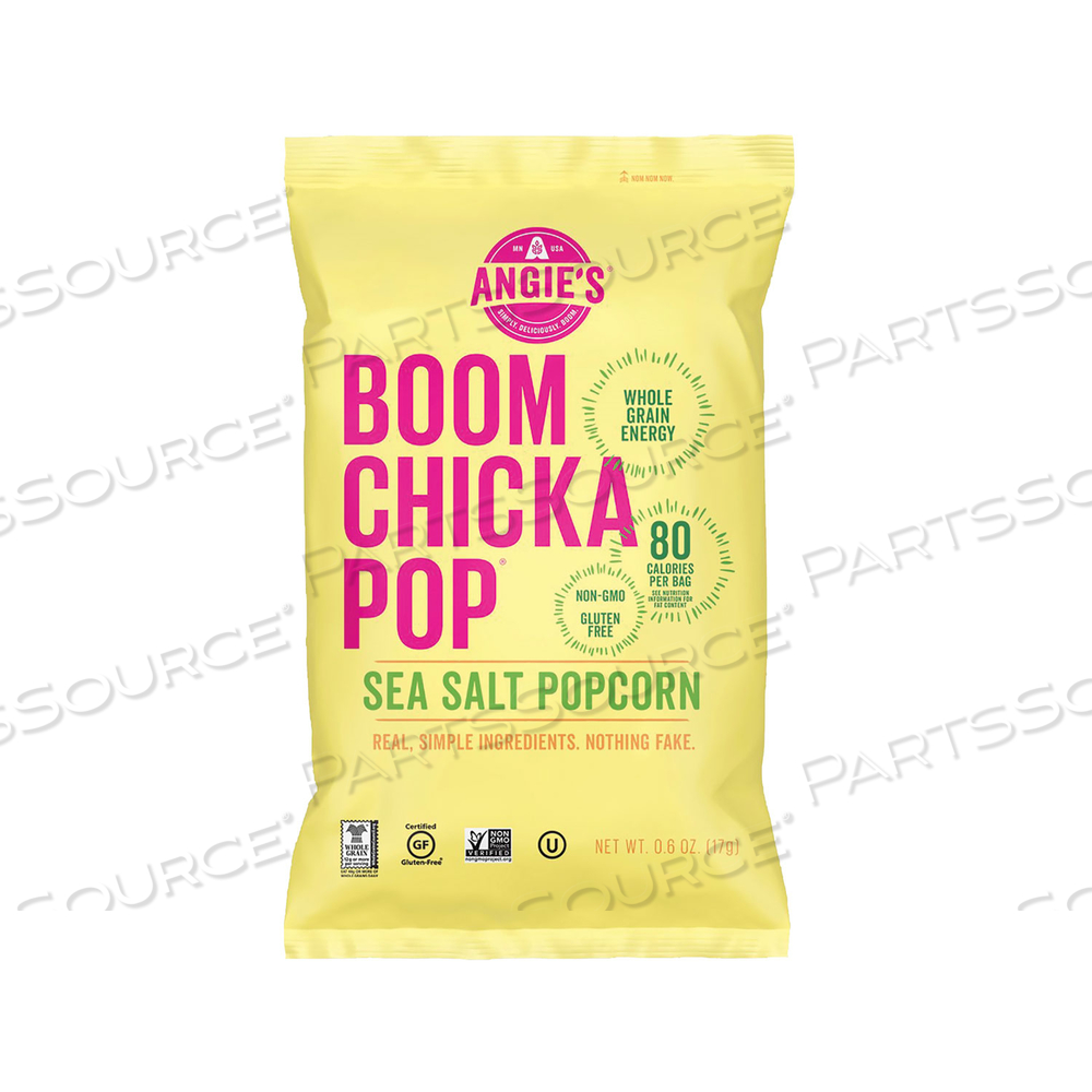 BOOMCHICKAPOP POPCORN, 0.6 OZ BAG by Angies Boomchickapop BOOMCHICKAPOP POPCORN, 0.6 OZ BAG by Angies Boomchickapop