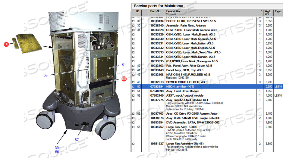 MECH, AIR FILTER (KIT) 