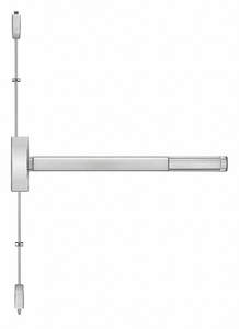 VERTICAL ROD EXIT ONLY 36IN.FIRE RATED by Precision