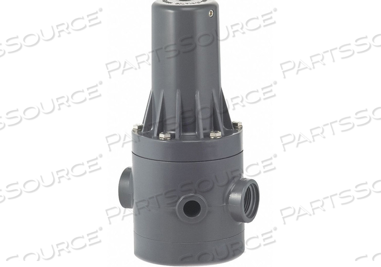 PRESSURE REGULATOR 1 IN 5 TO 125 PSI by Plast-O-Matic