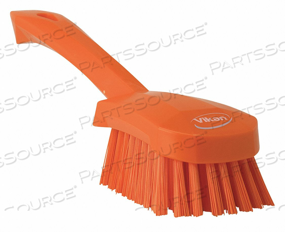 VIKAN SHORT HANDLE SCRUBBING BRUSH- STIFF, ORANGE by Vikan VIKAN SHORT HANDLE SCRUBBING BRUSH- STIFF, ORANGE by Vikan