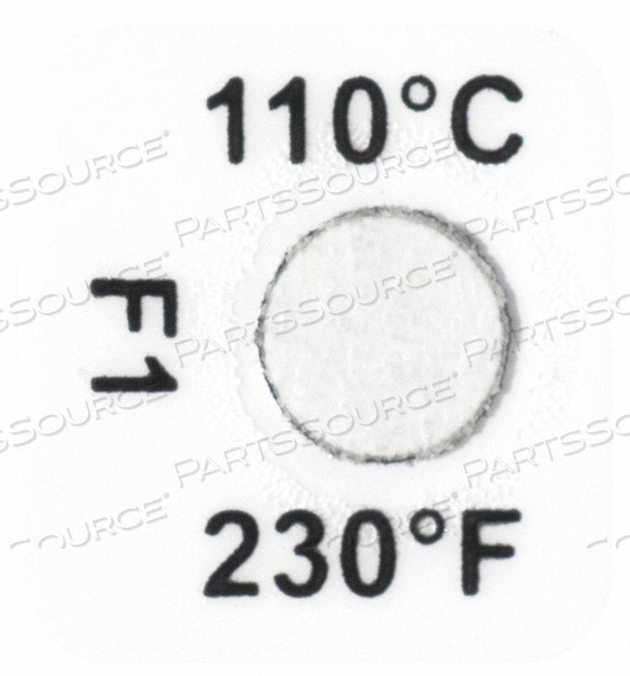 NON-REVERSIBLE TEMP INDICATOR PK210 by La-Co NON-REVERSIBLE TEMP INDICATOR PK210 by La-Co