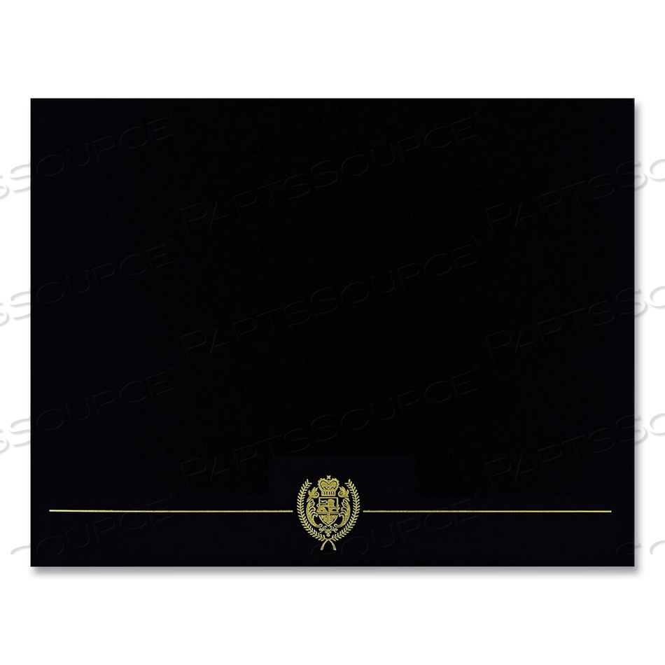 CLASSIC CREST CERTIFICATE COVERS, 9.38 X 12, BLACK by Great Papers
