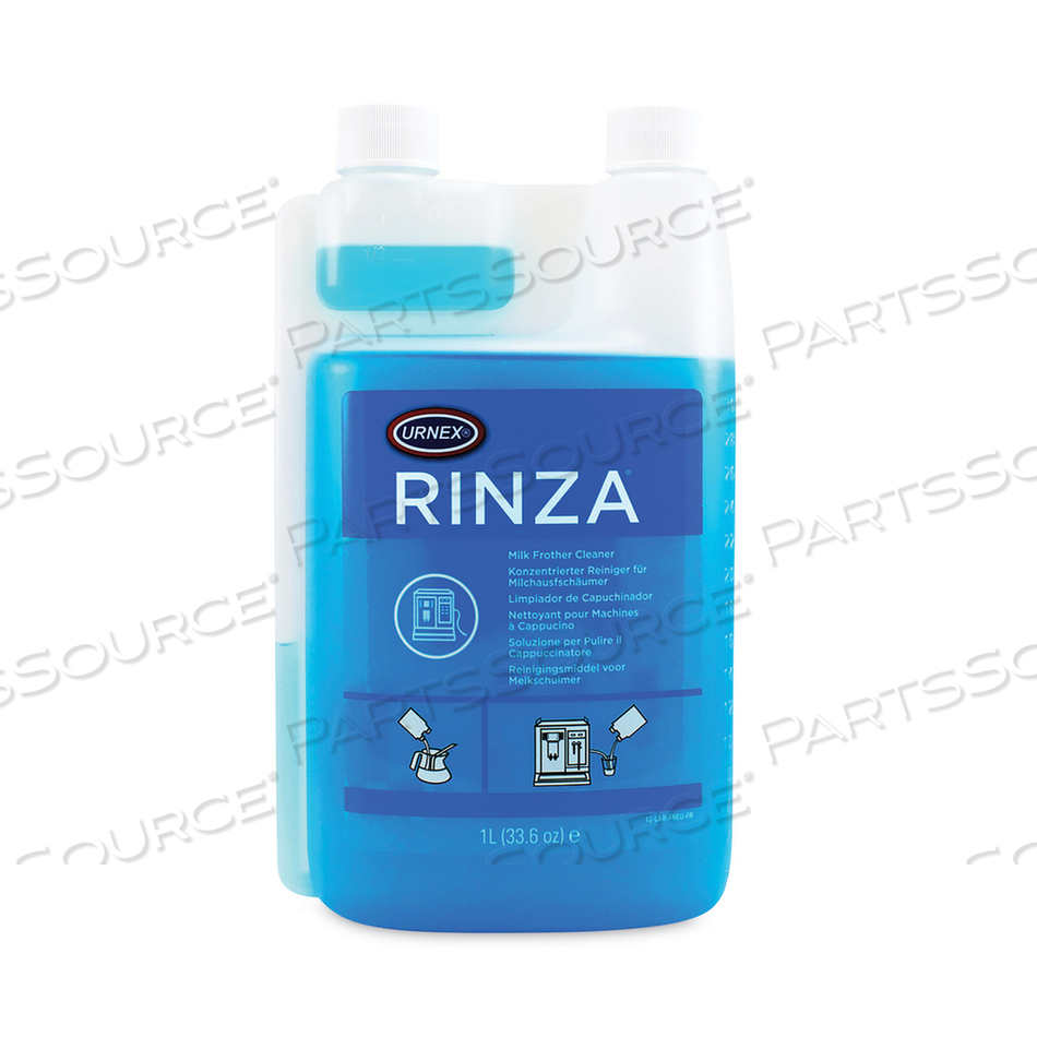 RINZA MILK FROTHER CLEANER, 33.6 OZ BOTTLE by Urnex Brands, Inc RINZA MILK FROTHER CLEANER, 33.6 OZ BOTTLE by Urnex Brands, Inc