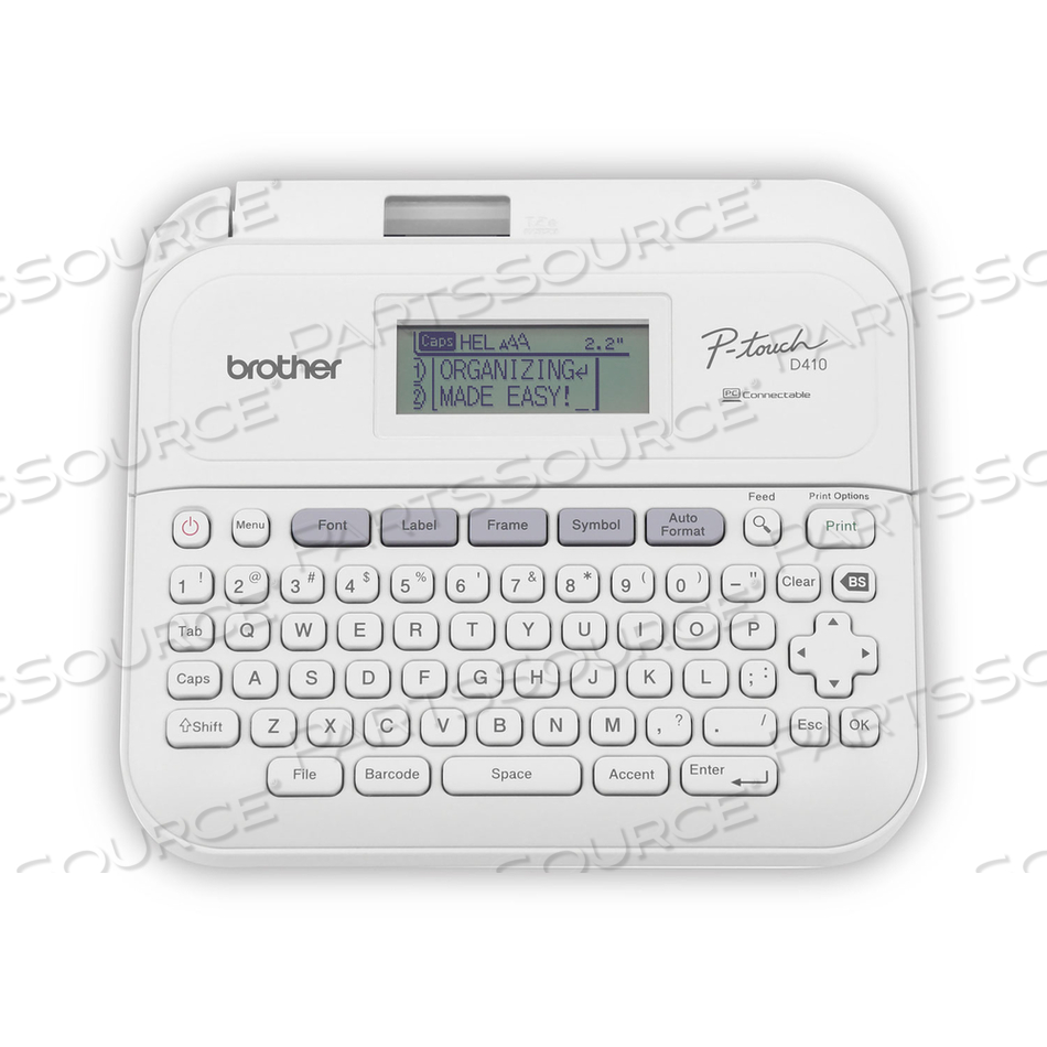 P-TOUCH PT-D410 ADVANCED CONNECTED LABEL MAKER WITH STORAGE CASE, 20 MM/S, 6 X 14.2 X 13.3 by Brother P-TOUCH PT-D410 ADVANCED CONNECTED LABEL MAKER WITH STORAGE CASE, 20 MM/S, 6 X 14.2 X 13.3 by Brother