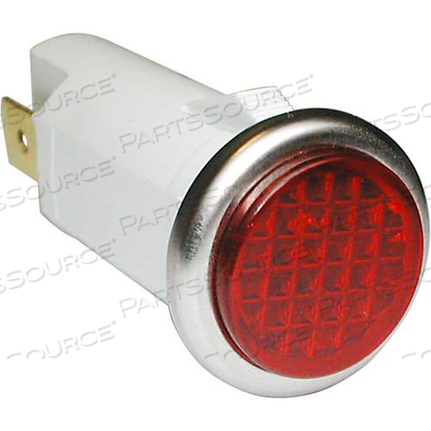 SIGNAL LIGHT1/2" RED 250V 