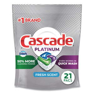 ACTIONPACS, FRESH SCENT, 11.7 OZ BAG, 21/PACK, 5 PACKS/CARTON by Cascade