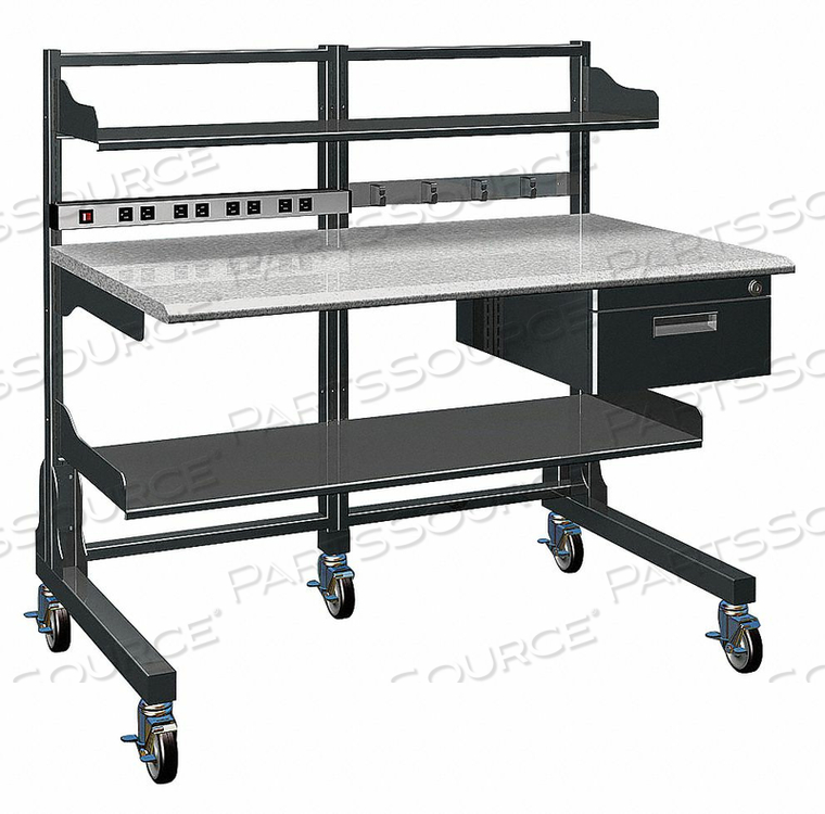 LOW PROFILE COMPUTER WORKSTATION by Hergo