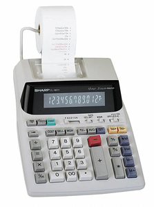 DESKTOP CALCULATOR PRINTING 12 DIGIT by Sharp Electronics Corporation DESKTOP CALCULATOR PRINTING 12 DIGIT by Sharp Electronics Corporation