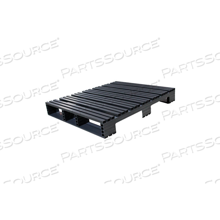 PLASTIC PALLET 48 X 40 FOUR-WAY ENTRY 3000 FORK CAPACITY by Jifram Extrusions, Inc. PLASTIC PALLET 48 X 40 FOUR-WAY ENTRY 3000 FORK CAPACITY by Jifram Extrusions, Inc.