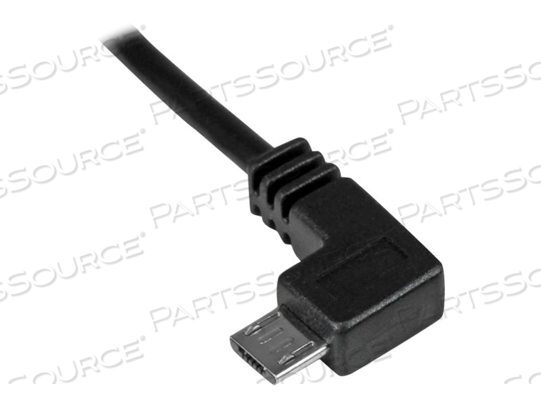CHARGE POWER-HUNGRY MOBILE DEVICES WITH THIS 24AWG MICRO-USB CABLE - 1M LEFT ANG by StarTech.com Ltd.
