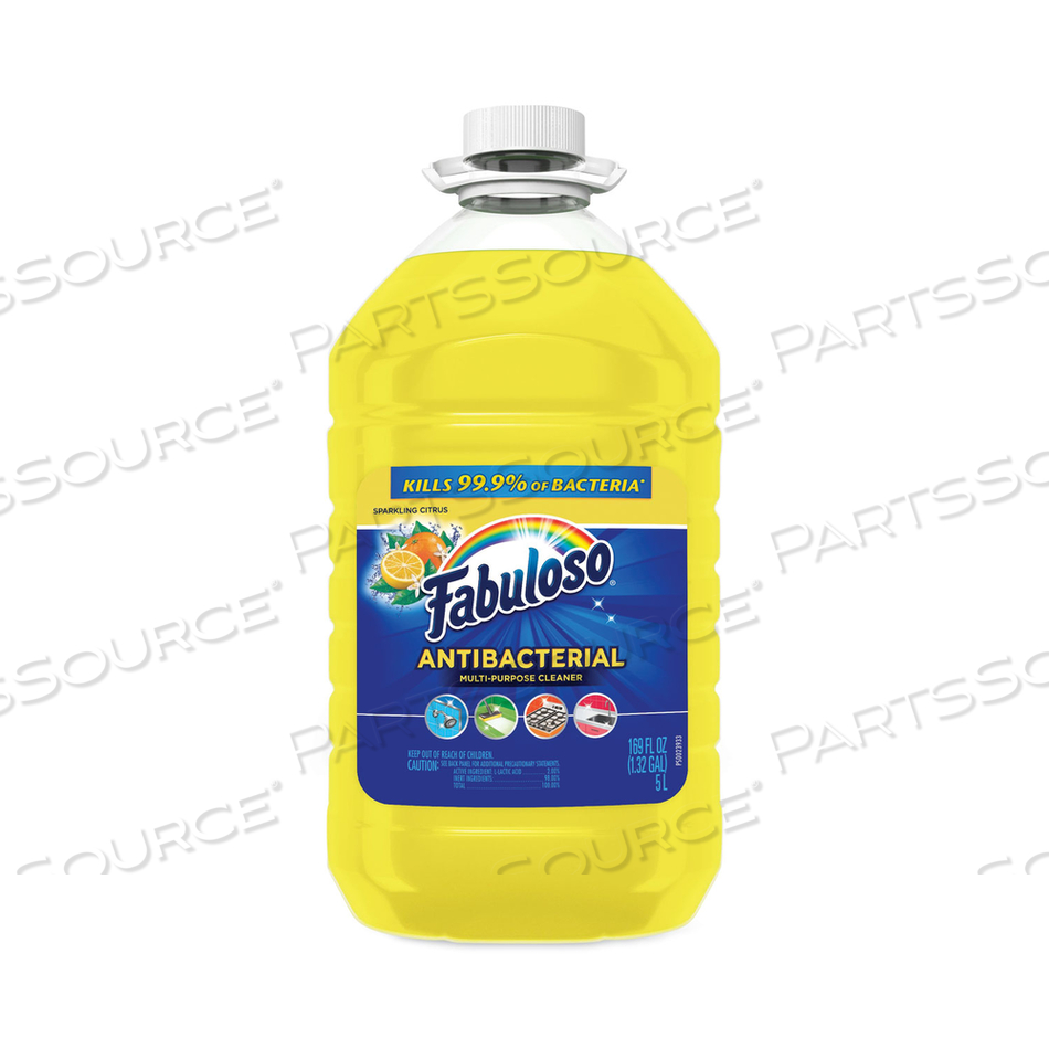 ANTIBACTERIAL MULTI-PURPOSE CLEANER, CITRUS/LEMON SCENT, 169 OZ BOTTLE, 3/CARTON 