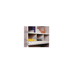 CLIPPER BIN FRONT, 36"W X 3"H, CHAMPAGNE by Penco Products